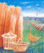 Artwork inspired by willow