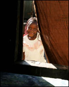 A girl from a project in Kibera, Nairobi.  Sisters of the Institute of the Blessed Virgin Mary work in many projects in Kenya.