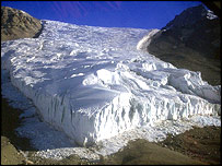 अंटार्कटिका पर बर्फ़