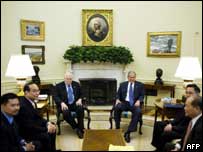 Cuộc gặp giữa ông Bush và bốn nhân vật đấu tranh dân chủ của Việt Nam tại hải ngoại