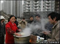 Công nhân xây dựng Trung Quốc