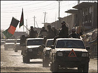 نیروهای دولتی افغان در موسی قلعه