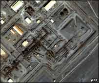 تصوير ماهواره ای از تاسيسات آب سنگين اراک