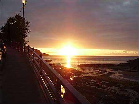Sunset at Combe Martin