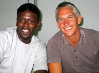 Treble T of Rampage and Gary Lineker