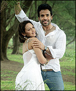 Esha Deol & Tusshar Kapoor 