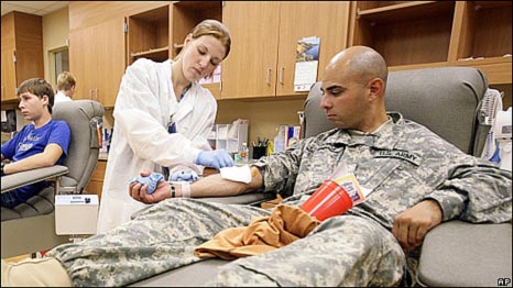 التبرع بالدم