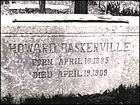 سنگ قبر باسکرويل