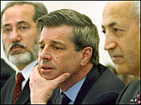 पॉल ब्रेमर और इराक़ी नेता