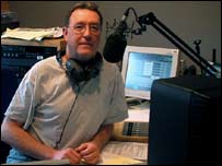 Paul Carrington in the studio