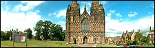 External view of Lichfield Cathedral