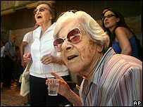 Soykırımdan kurtulan bir kadın