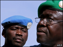 Lính của lực lượng gìn giữ hòa bình ở Darfur