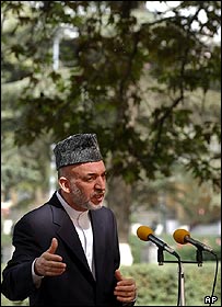 حامد کرزی رييس جمهور افغانستان 