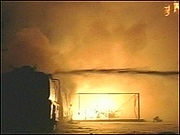 O posto fica numa região residencial da capital turca