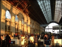 Budapeşte'de tren garında grev