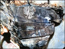 Фуражка с польским орлом из могилы в Медном