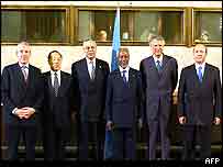 BM Güvenlik Konseyi'nin daimî üyelerinin dışişleri bakanları