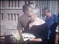 Cenas de bastidores de Marilyn Monroe. Foto: Julien's Auctions/AP