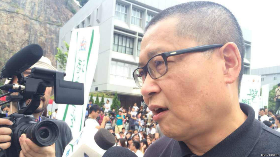 「佔領中環」行動發起人陳健民（BBC中文網記者陳志芬攝19/9/2014）