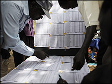 تصويت في انتخابات السودان