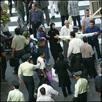 تظاهرات ماهواره ای در تهران