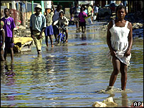 Sau cơn lũ lụt ở Haiti