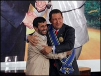 چاوز و احمدی نژاد
