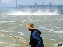 A represa de Três Gargantas