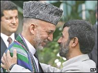 احمدی نژاد و کرزی