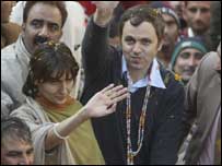 عمر عبداللہ اور انکی اہلیہ پائل