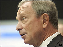 O prefeito de Nova York, Michael Bloomberg