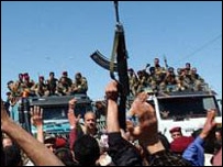 Kuzey Irak'ta peşmergeler