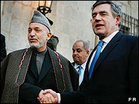 براون در کابل