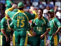 दक्षिण अफ़्रीका की टीम