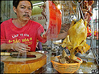 Hàng bán thực phẩm tại thành phố Hồ Chí Minh