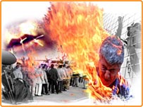 سیاسی پناہ کے لئے بھٹکتے لوگ