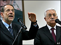 Javier Solana ve Mahmud Abbas