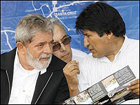 Lula e Morales (Foto: Ricardo Stuckert / PR)