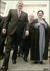 الهام علی اف و محمد خاتمی