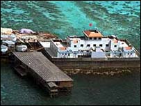 Trung Quốc đã xây dựng các cơ sở trên đảo san hô ngoài Biển Đông