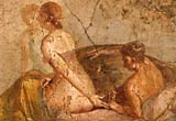 Image of an erotic fresco painting from Pompeii