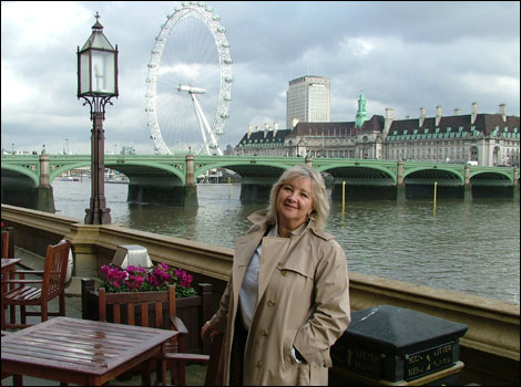 Annie Othen in London for Justice Day