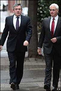 Gordon Brown ve Alistair Darling