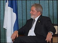 Luiz Inácio Lula da Silva nesta quinta-feira em Brasília Foto: Antonio Cruz/ABr 