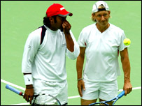 लिएंडर पेस और मार्टिना नवरातिलोवा