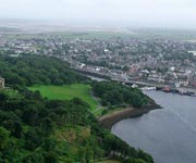 Aerial picture of Stornoway