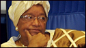 President Ellen Johnson Sirleaf of Liberia