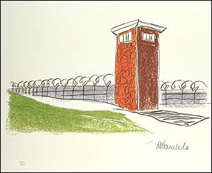 Desenho de Nelson Mandela