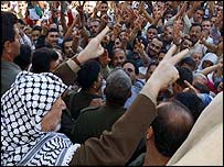 Мітинг на підтримку Арафата